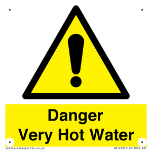 Danger Very Hot Water 